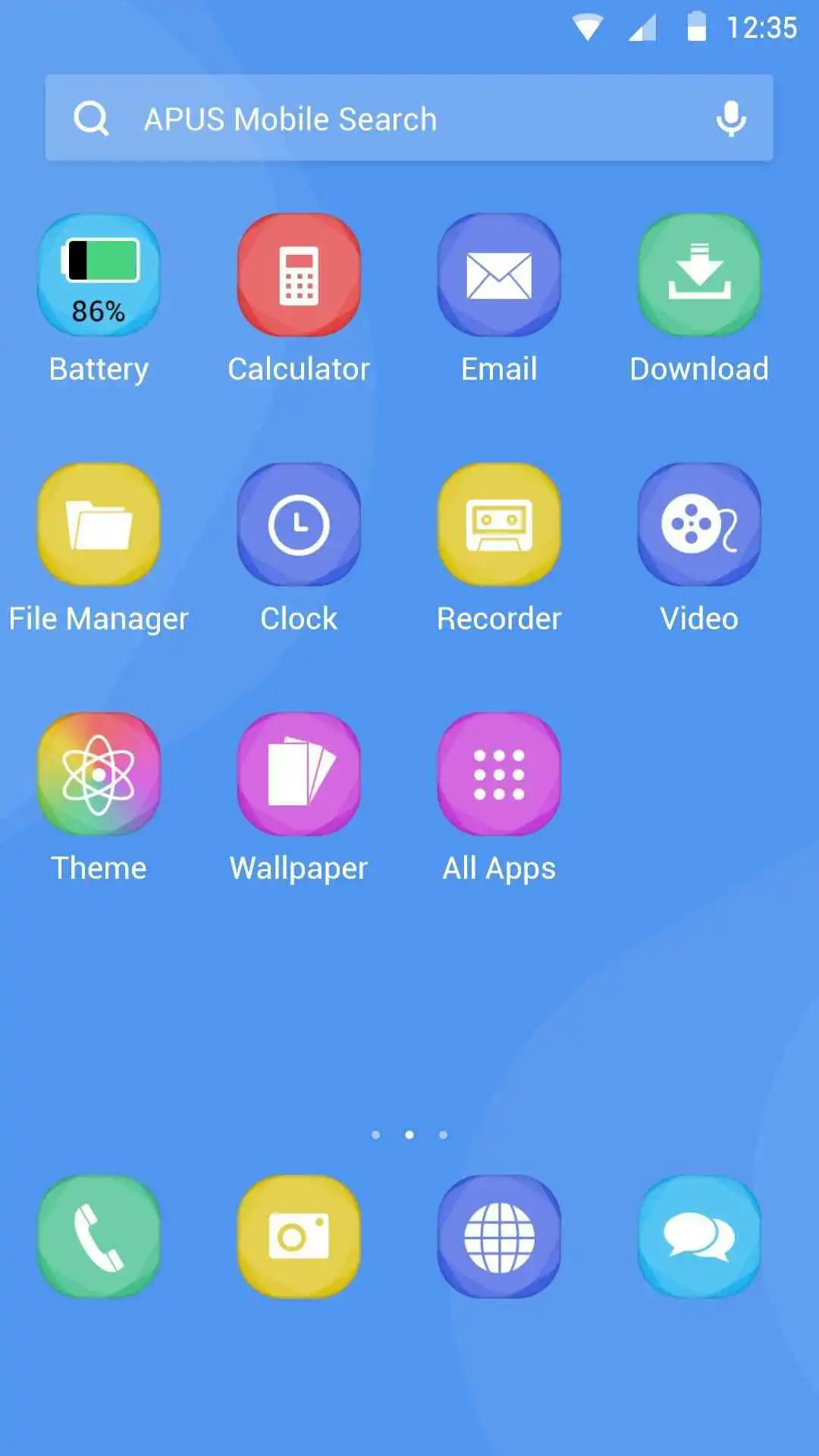 Play Colorful|APUS Launcher theme